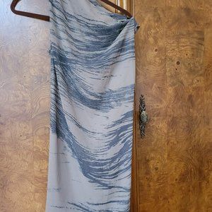 dress, grey and taupe color, size Small